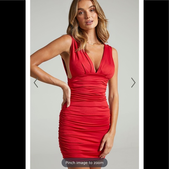 Showpo. Dresses & Skirts - NWT Showpo THIS IS REAL DRESS IN RED